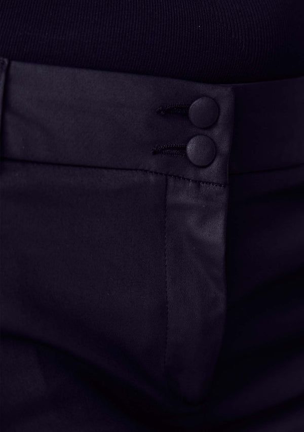 I SAY Isay Coated Pant Pants 900 Black