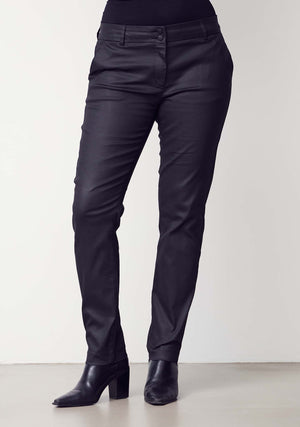I SAY Isay Coated Pant Pants 900 Black