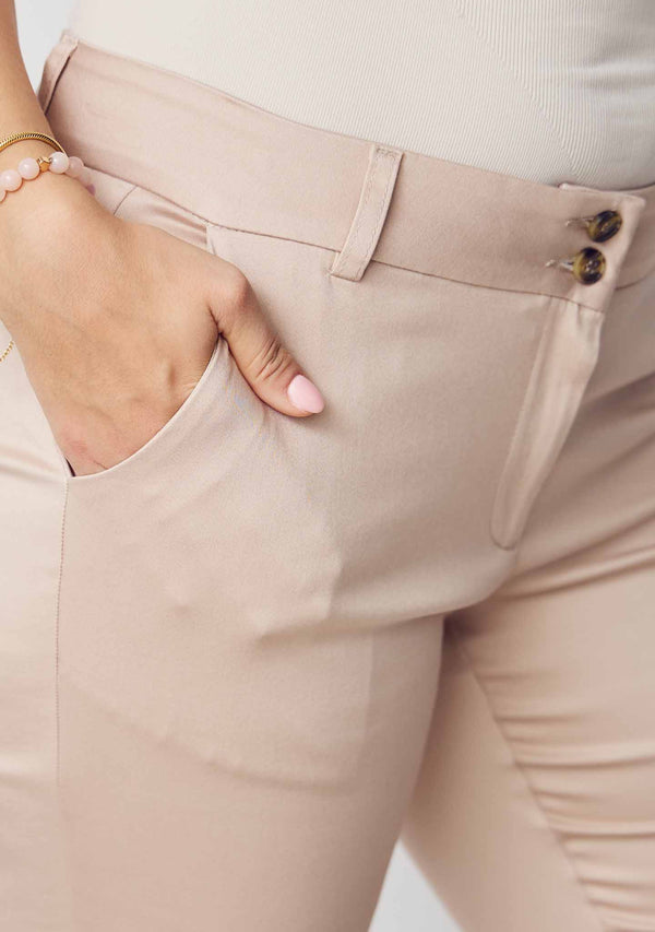 I SAY Isay Flare Pant Pants 112A Sand