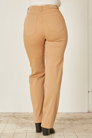 I SAY Isay Long Straight Pant Pants 102 Camel