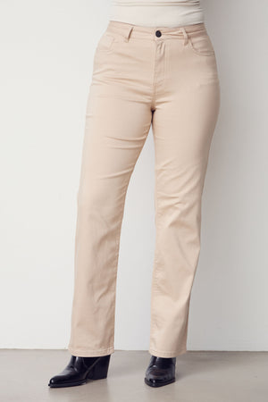 I SAY Isay Long Straight Pant Pants 112 Sand