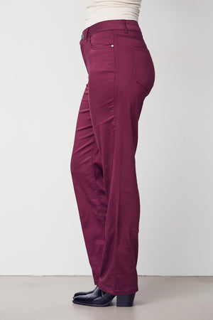 I SAY Isay Long Straight Pant Pants 434 Wine