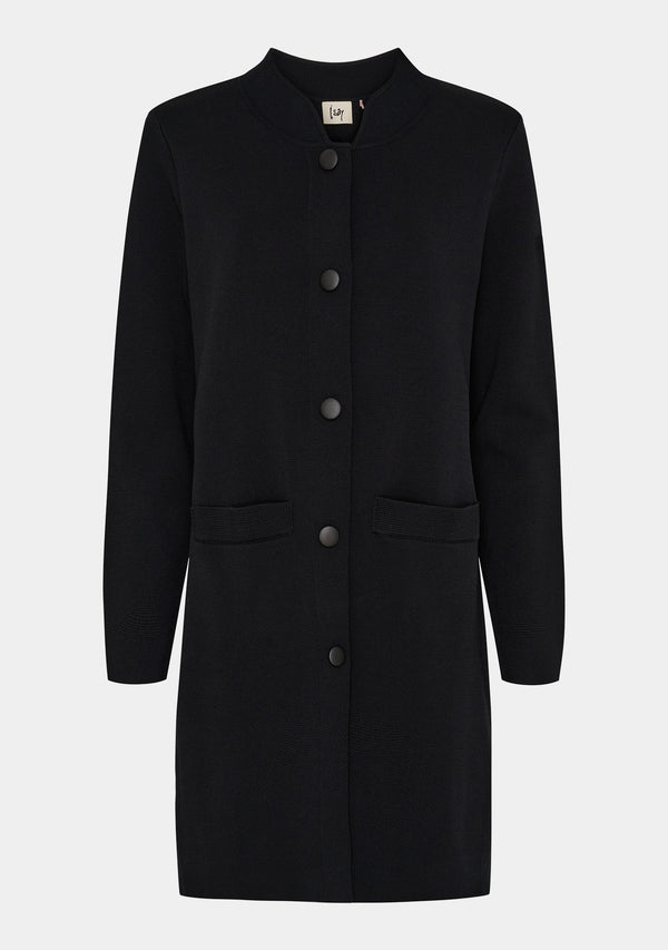 I SAY Jena A-Shape Cardigan Cardigans 900 Black
