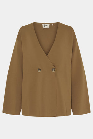 I SAY Jena Cardigan Knitwear 102 Camel