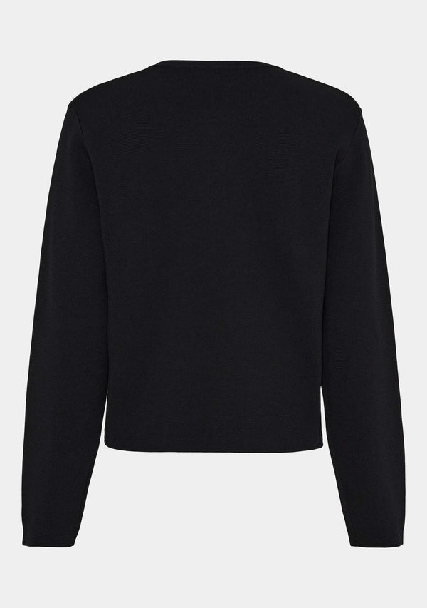 I SAY Jena Pocket Cardigan Cardigans 900 Black