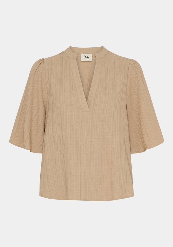 I SAY Jenni s/s Blouse Blouses 321 Luxury Camel