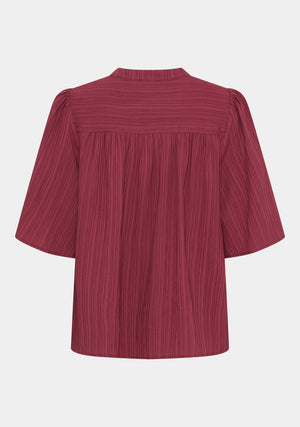I SAY Jenni s/s Blouse Blouses 434 Wine