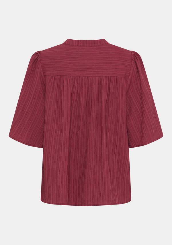 I SAY Jenni s/s Blouse Blouses 434 Wine