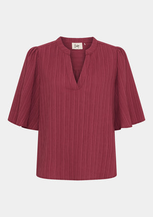 I SAY Jenni s/s Blouse Blouses 434 Wine