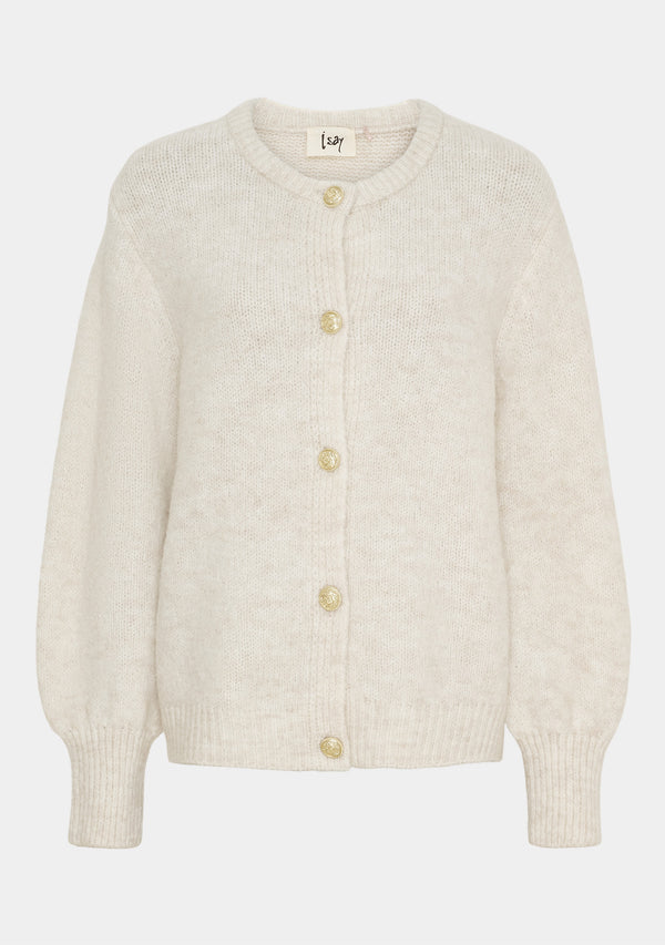 I SAY Joa Knit Cardigan Cardigans 101 Broken White