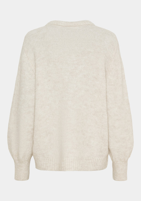 I SAY Joa Knit Cardigan Cardigans 101 Broken White