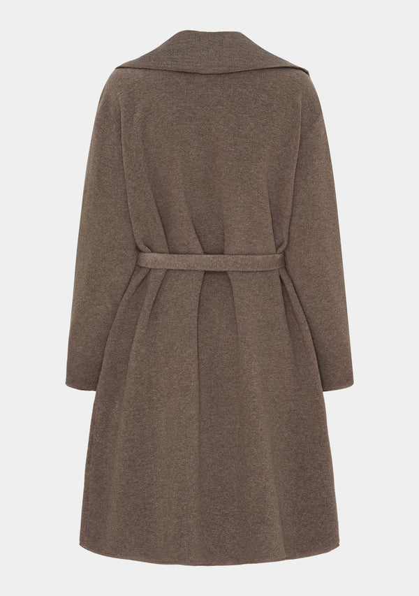 I SAY Josa Coat Outerwear 368 Taupe