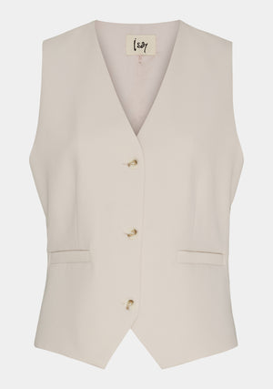 I SAY Josia Waistcoat Vest 129 Winter White