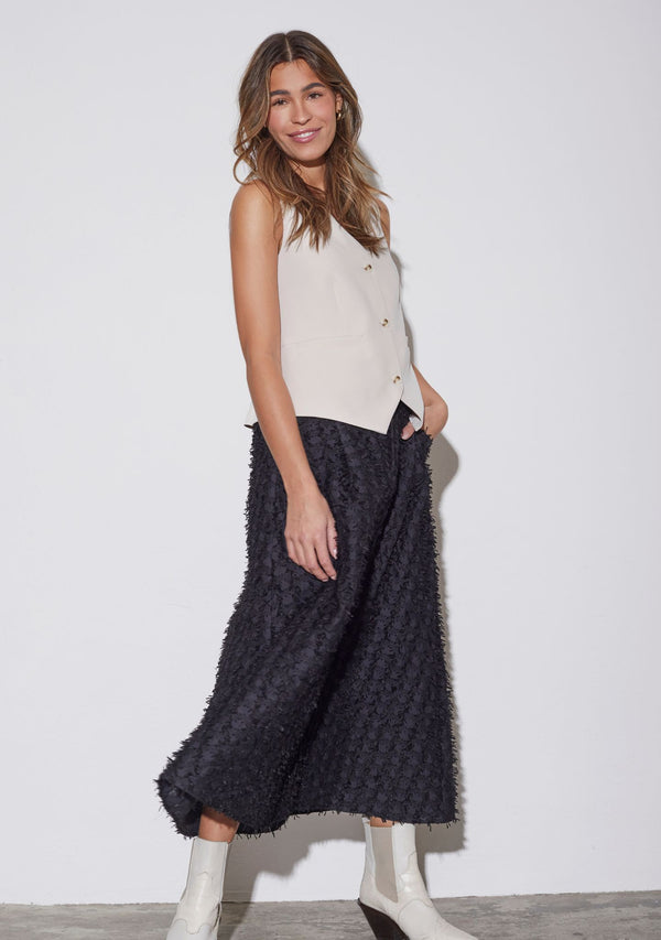 I SAY Josia Waistcoat Vest 129 Winter White