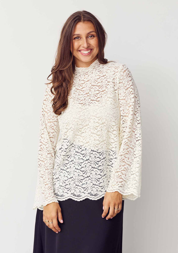 I SAY Kamille Lace Blouse Blouses 101 Broken White