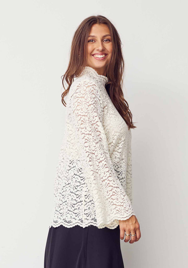 I SAY Kamille Lace Blouse Blouses 101 Broken White