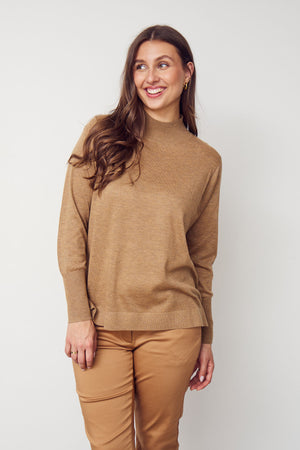 I SAY Katinka Knit Pullover Knitwear 134 Golden