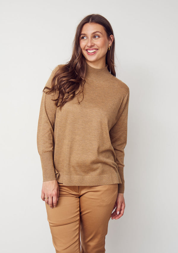 I SAY Katinka Knit Pullover Knitwear 134 Golden