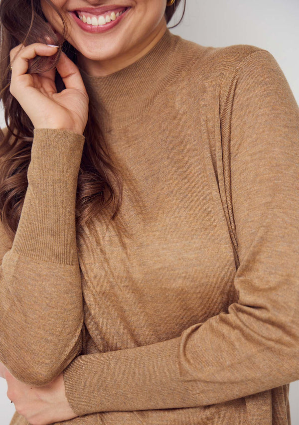 I SAY Katinka Knit Pullover Knitwear 134 Golden