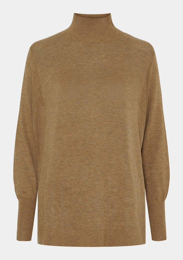 I SAY Katinka Knit Pullover Knitwear 134 Golden