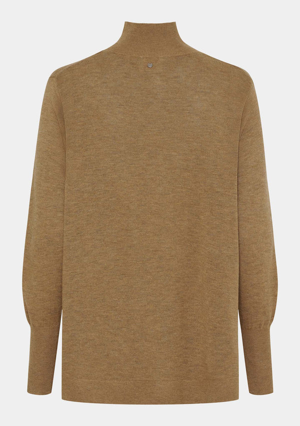 I SAY Katinka Knit Pullover Knitwear 134 Golden