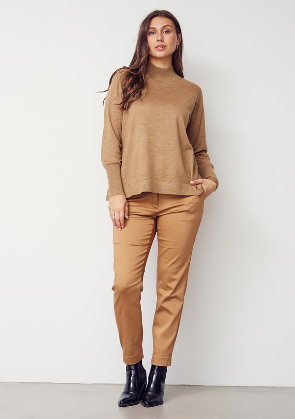 I SAY Katinka Knit Pullover Knitwear 134 Golden