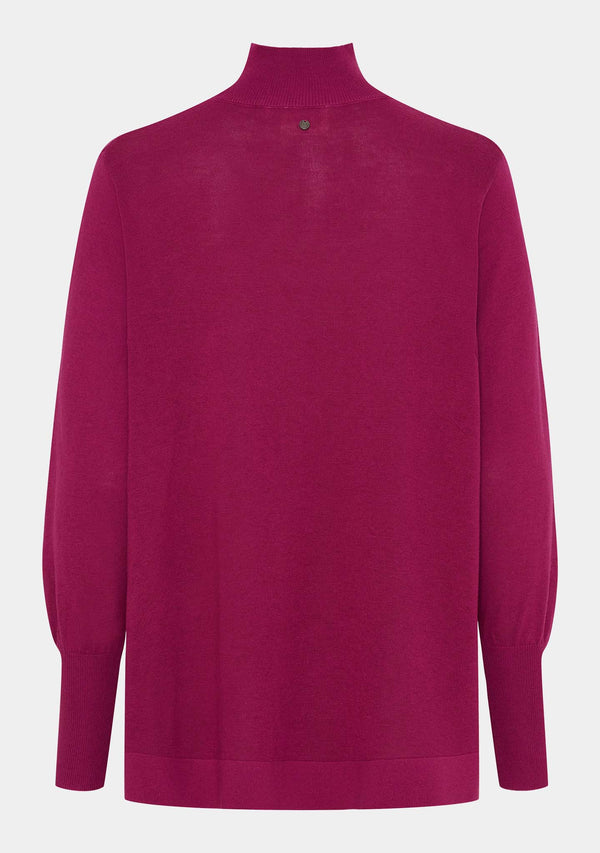 I SAY Katinka Knit Pullover Knitwear 536 Cerise