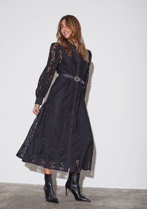 I SAY Kimie Lace Dress Dresses 900 Black