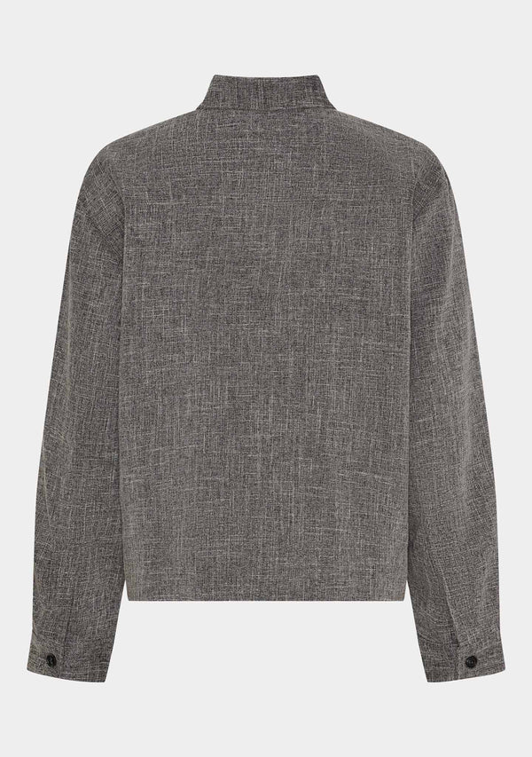 I SAY Kiwi Shirt Jacket Jackets 947 Grey Melange