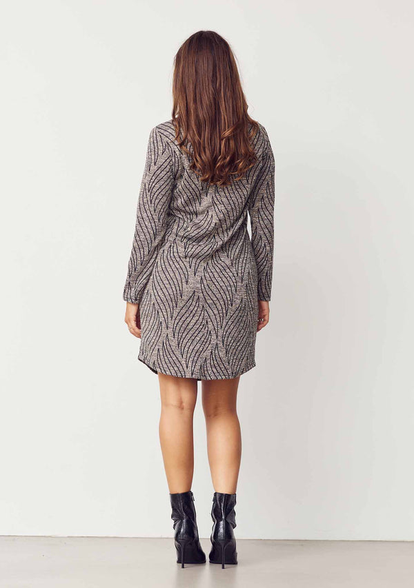 I SAY Krista Dress Dresses N08 Jaquard Melange