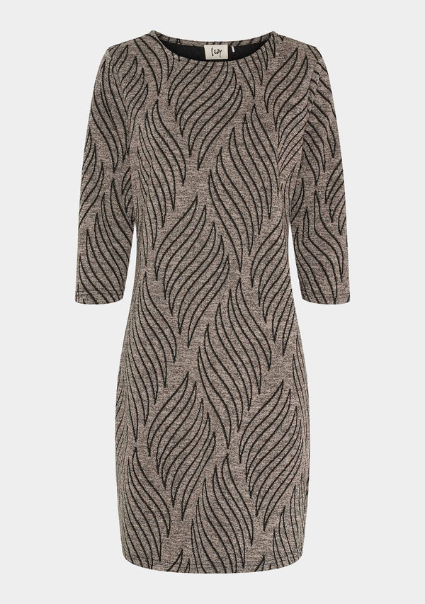 I SAY Krista Dress Dresses N08 Jaquard Melange