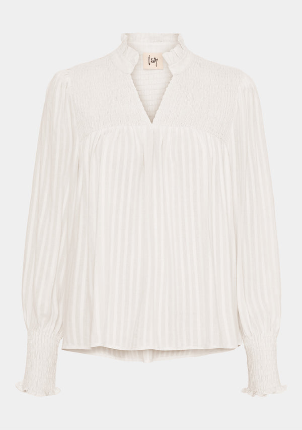 I SAY Lea Blouse Blouses 101 Broken White