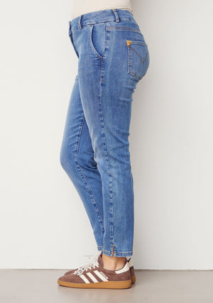 I SAY Lecco Classic Jeans Pants 620 Basic Blue Denim