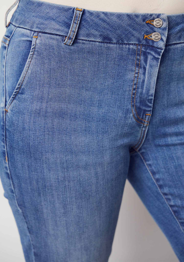 I SAY Lecco Classic Jeans Pants 620 Basic Blue Denim