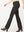 I SAY Lido Flare Jeans Pants 900 Black