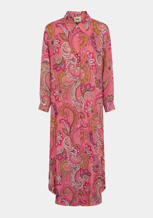 I SAY Lotta Shirt Dress Dresses N14 Rose Paisley
