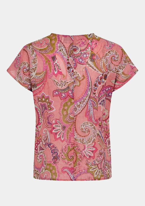 I SAY Lotta Top Tops N14 Rose Paisley