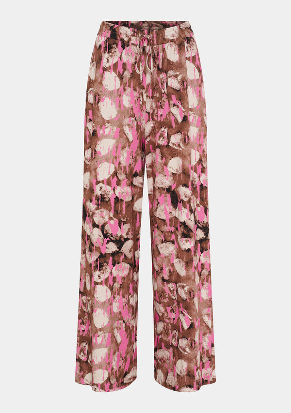 I SAY Louis Jersey Pant Pants M68 Luxury Camel w/Pink