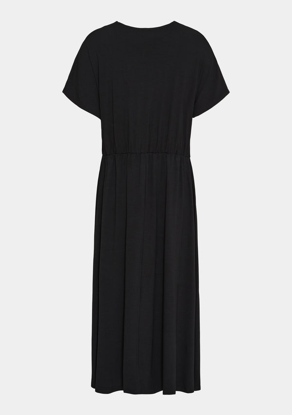 I SAY Louis V-Neck Dress Dresses 900 Black
