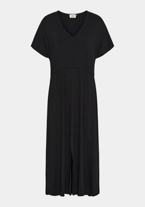 I SAY Louis V-Neck Dress Dresses 900 Black