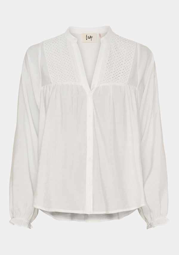 I SAY Mist Shirt Shirts 101 Broken White