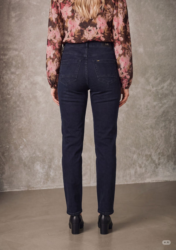 I SAY Monza Straight Jeans Pants 601 Blue/Black Wash