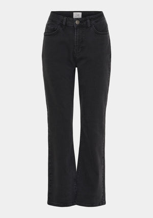 I SAY Monza Straight Jeans Pants K67 Black Denim Wash