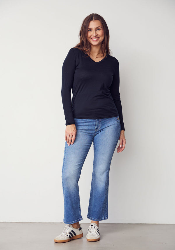 I SAY Nelly l/s T-shirt T-Shirts 900 Black