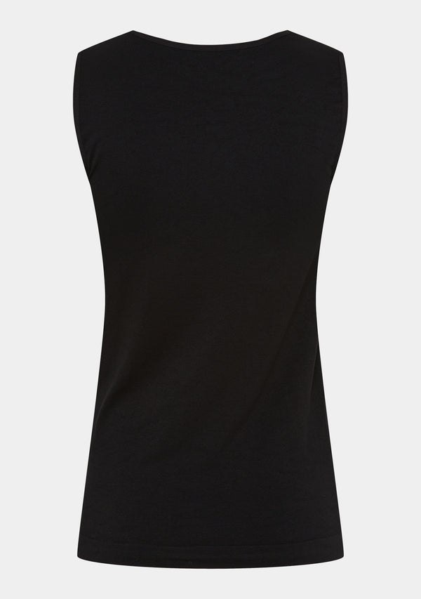 I SAY Nilla V-Neck Top Tops 900 Black