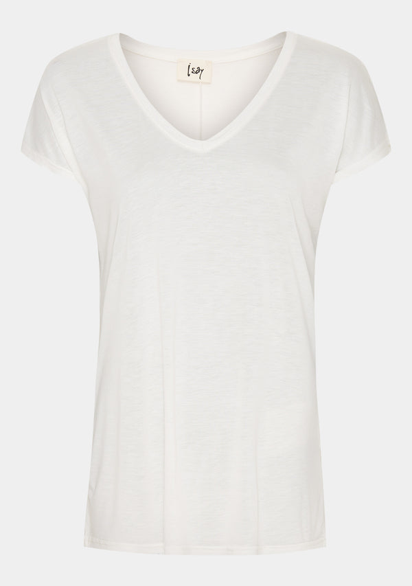 I SAY Nugga V-Neck T-Shirt T-Shirts 101 Broken White