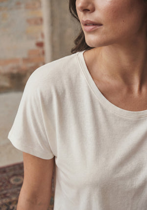 I SAY Nugga Viscose T-Shirt Basics 101 Broken White