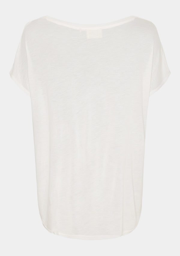 I SAY Nugga Viscose T-Shirt T-Shirts 101 Broken White