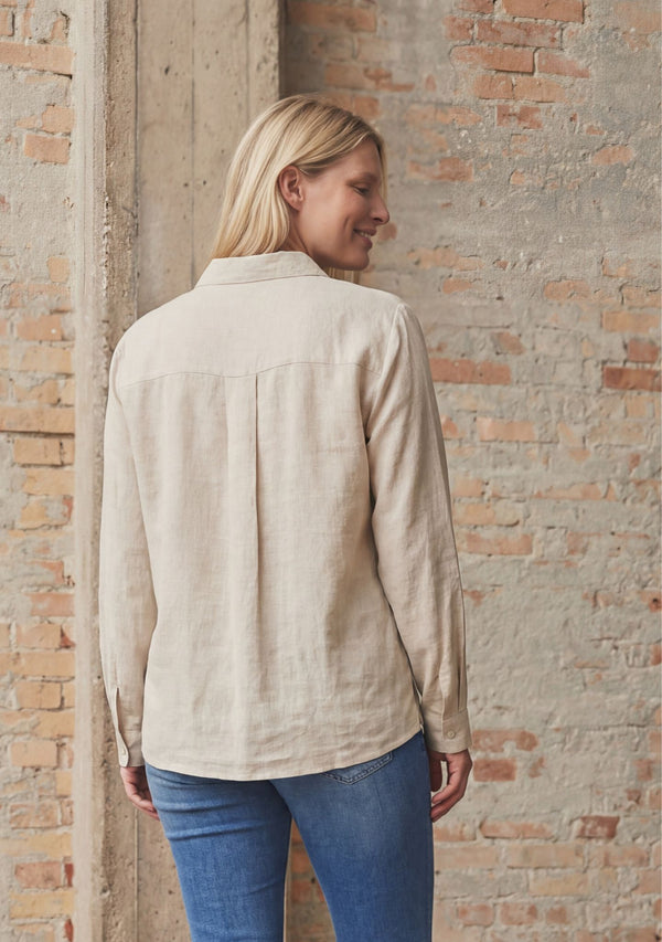 I SAY Pearl Basic Shirt Shirts 112 Sand