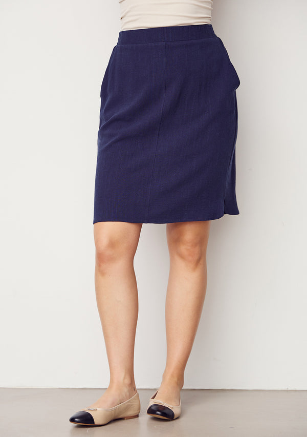 I SAY Pearl Short Skirt Skirts 640 Navy